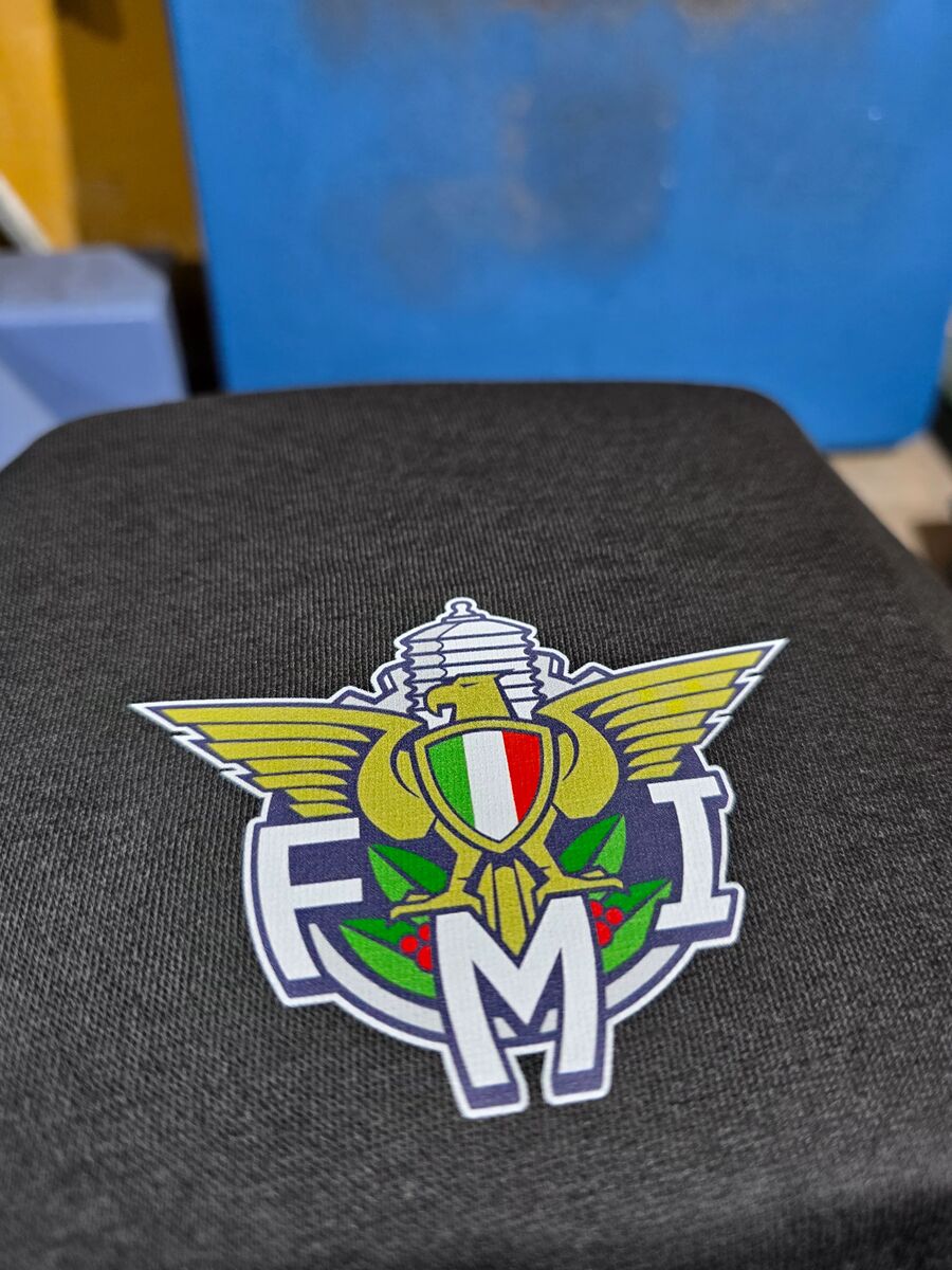 Stampa DTF logo FMI
